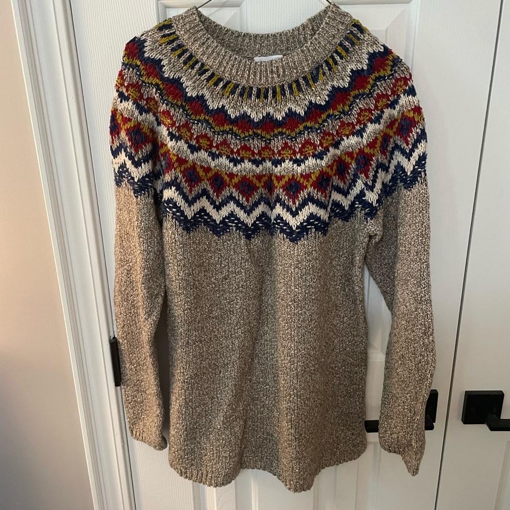 Women's Multicolor Patterned Sweater